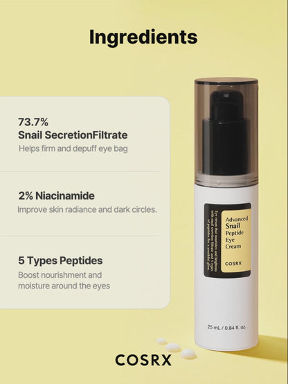 COSRX Advanced Snail Peptide Eye Cream 25ml