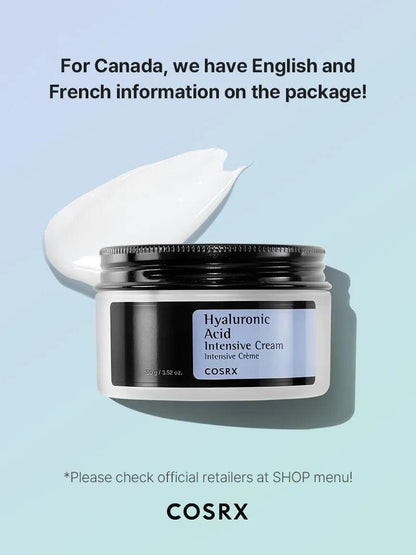 COSRX Hyaluronic Acid Intensive Cream 100g