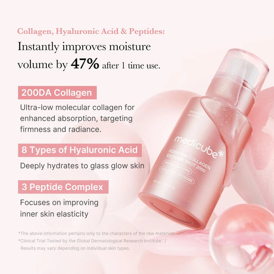 Medicube PDRN Pink Collagen Exosome Shot 2000PPM 30ml