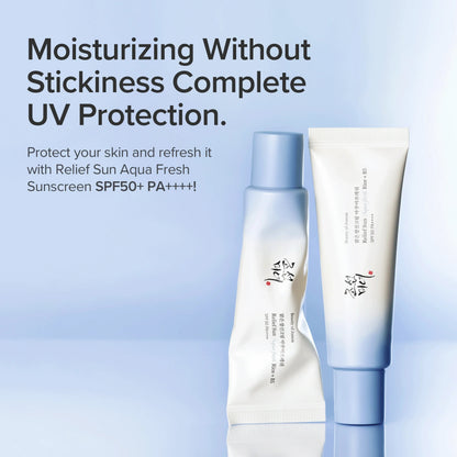 Beauty of Joseon Relief Sun Aqua-Fresh: Rice + B5 (SPF50+ PA++++)