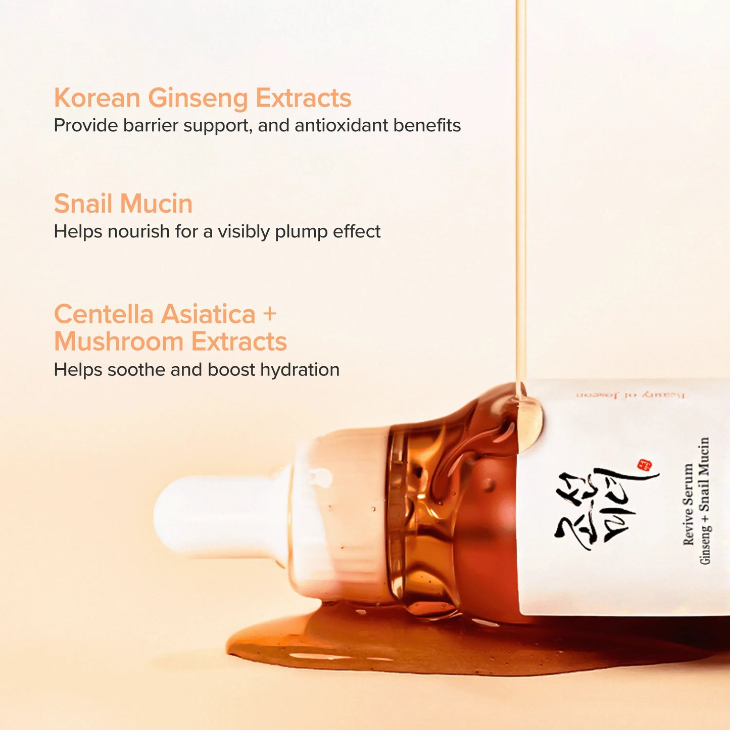 Beauty of Joseon Revive Serum: Ginseng + Snail Mucin 30ml